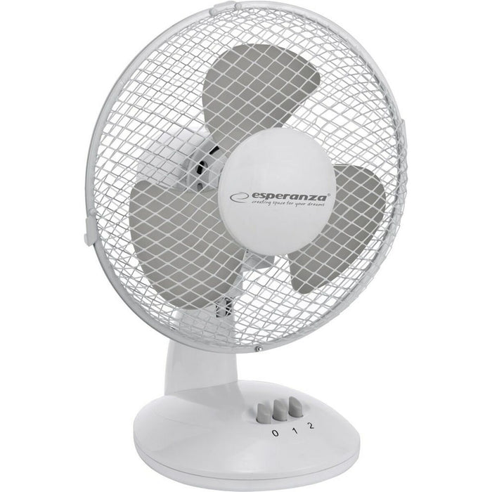 Tafelventilator Esperanza EHF004WE Wit Grijs 30 W