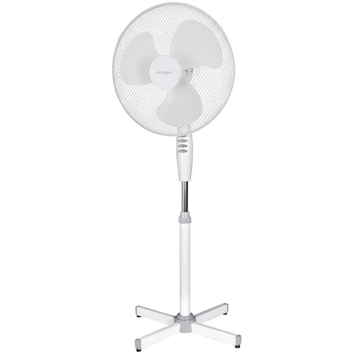 Staande ventilator Activejet WSR-40B Wit Grijs Zilverkleurig 50 W
