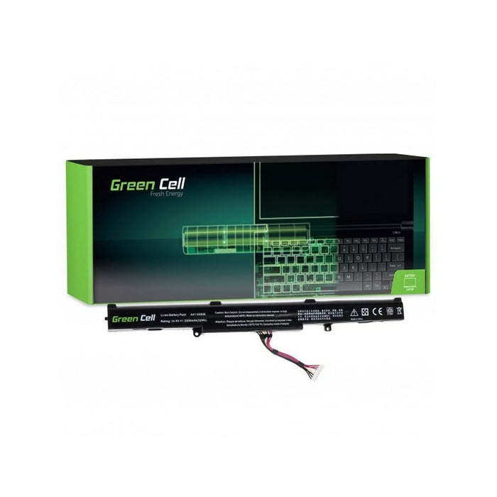 Laptopbatterij Green Cell AS77 Zwart 2200 mAh