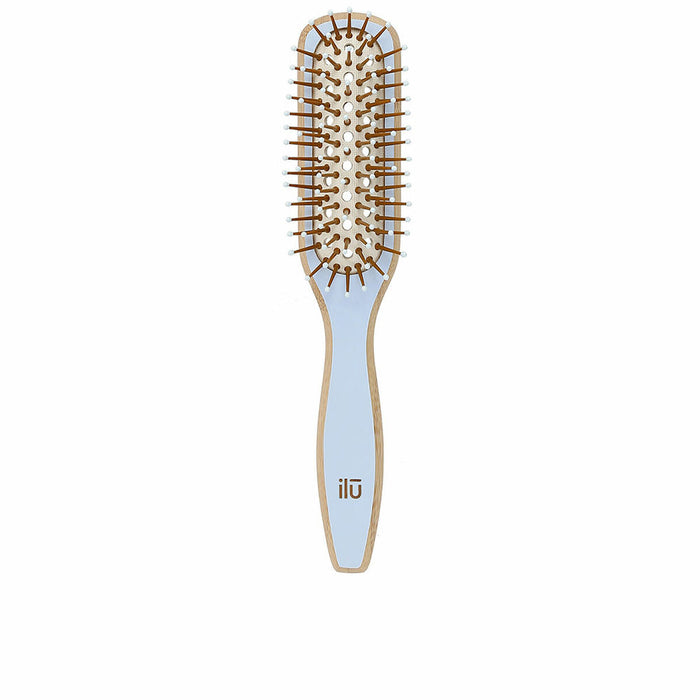 Ontwar Haarborstel Ilū Bamboom Blauw