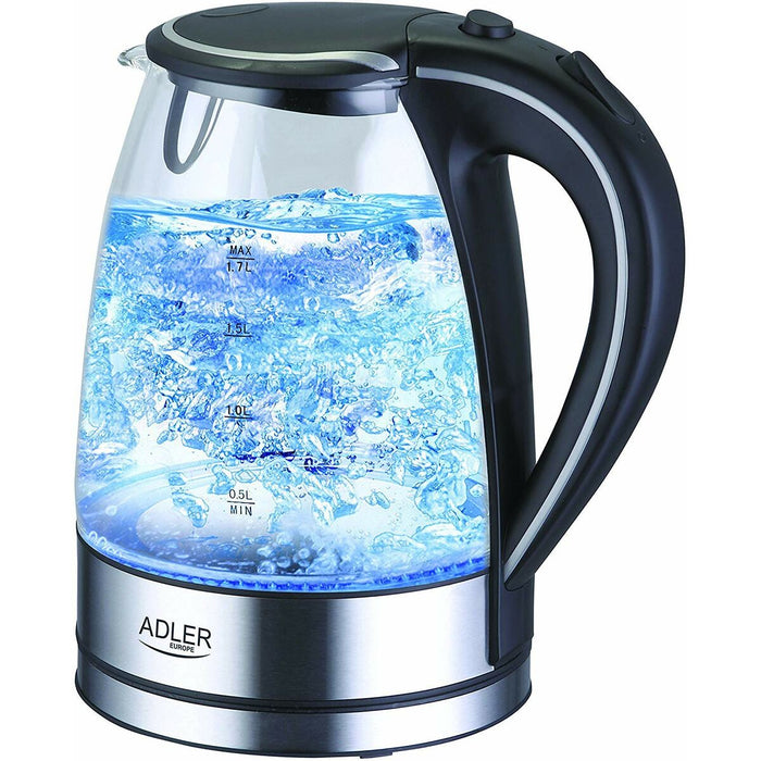 Waterkoker Adler AD 1225 Zwart Grijs Plastic 2200 W 1,7 L