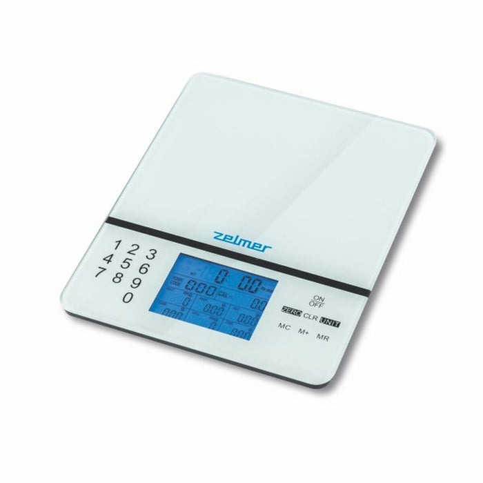 keukenweegschaal Zelmer ZKS 1500N Wit 5 kg