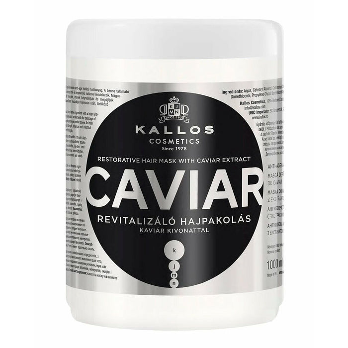 Herstellend Haar Masker Kallos Cosmetics Caviar 1 L