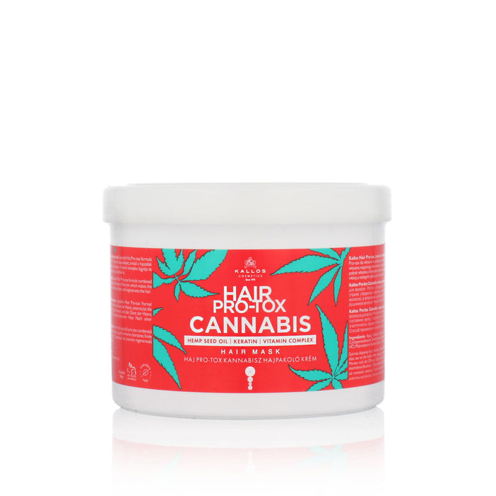 Herstellend Haar Masker Kallos Cosmetics Hair Pro-Tox Cannabis  500 ml
