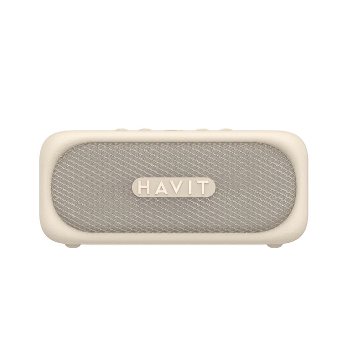 Dankzij de draagbare Bluetooth®-luidsprekers Havit SK905BT beige Beige