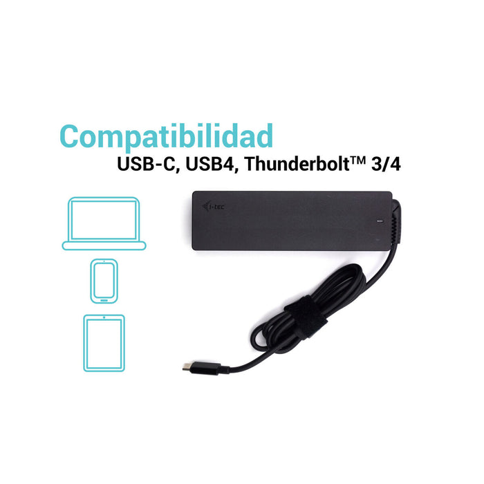 Draagbare oplader i-Tec CHARGER-C100W Zwart