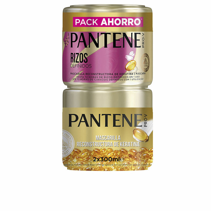 Haarmasker Pantene   Krullend haar 2 x 300 ml