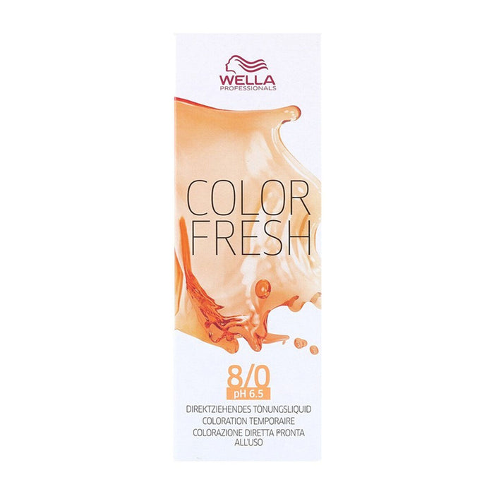 Semi-Permanente Kleur Color Fresh Wella Color Fresh Nº 8/0 (75 ml)