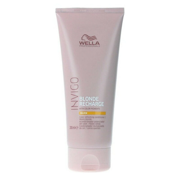 Kleurherstel Conditioner voor Blond Haar Invigo Blonde Recharge Wella (200 ml)