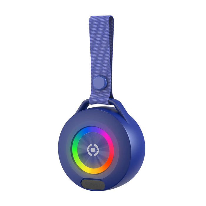 Draagbaar luidsprekersysteem Celly LIGHTBEATBL Blauw 5 W