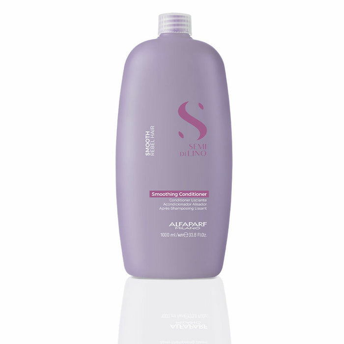 Ontklittende Conditioner Alfaparf Milano Semi Di Lino Smooth Hydraterend 1 L