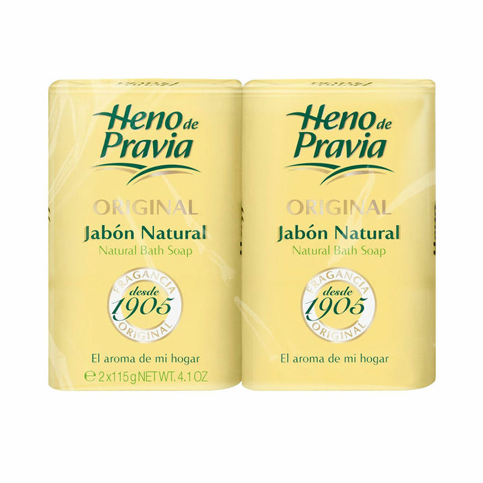 Blok Natuurlijke Zeep Heno De Pravia ORIGINAL 115 g 2 Stuks