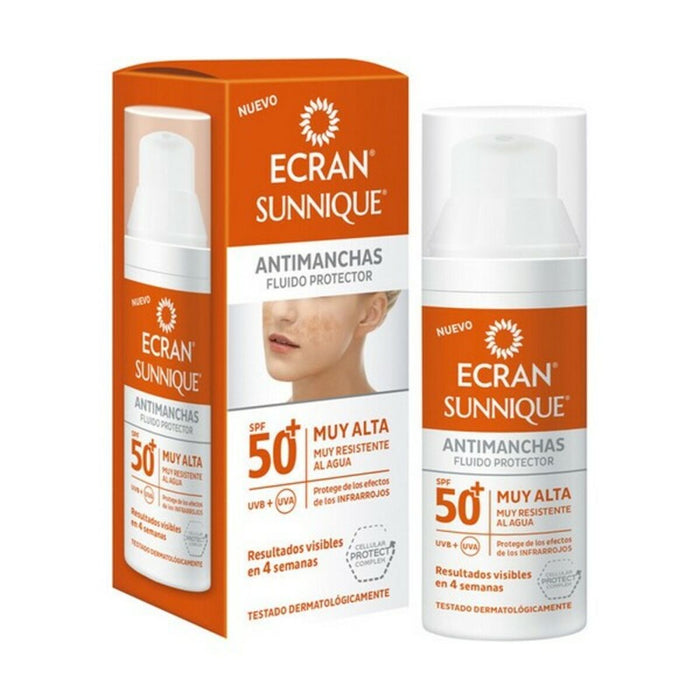Anti Bruine vlekken Zonnebrandlotion Sunnique Ecran Spf 50+