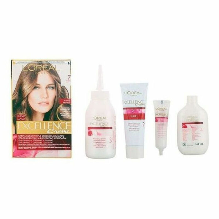 Permanente Kleur Excellence L'Oreal Make Up Excellence Nº 9.0-rubio muy claro Nº 8.0-rubio claro 192 ml