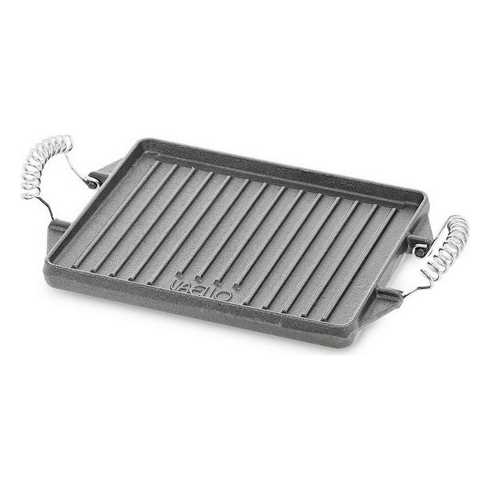 Grilplaat Vaello Rechthoekig Grijs Gietijzer (27 x 21 cm)