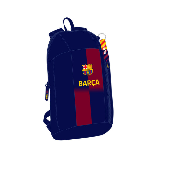 Rugzak F.C. Barcelona Blauw Kastanjebruin 22 x 39 x 10 cm