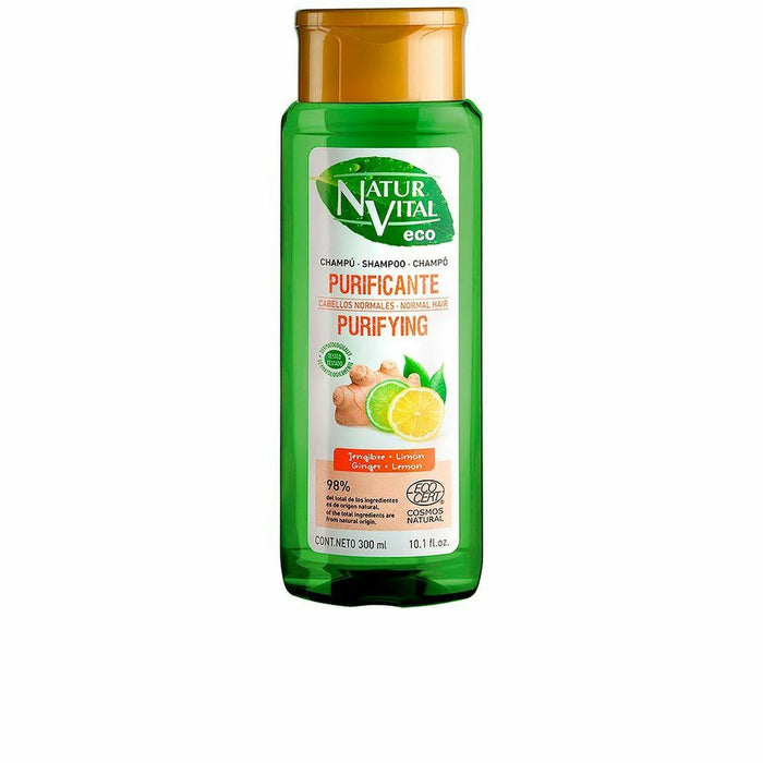 Zuiverende Shampoo Naturvital Eco Citroen Gember (300 ml)