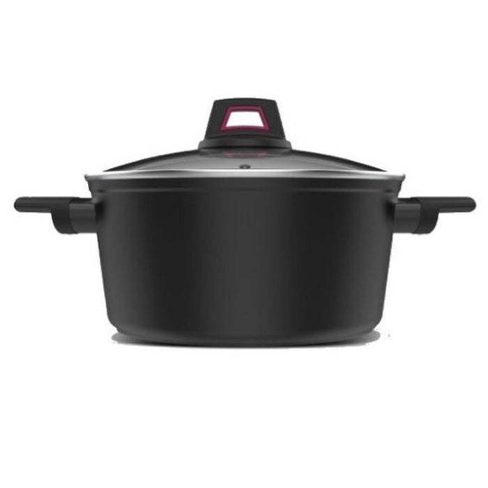Casserolepan met deksel Taurus KCK4024 Zwart 4,5 L