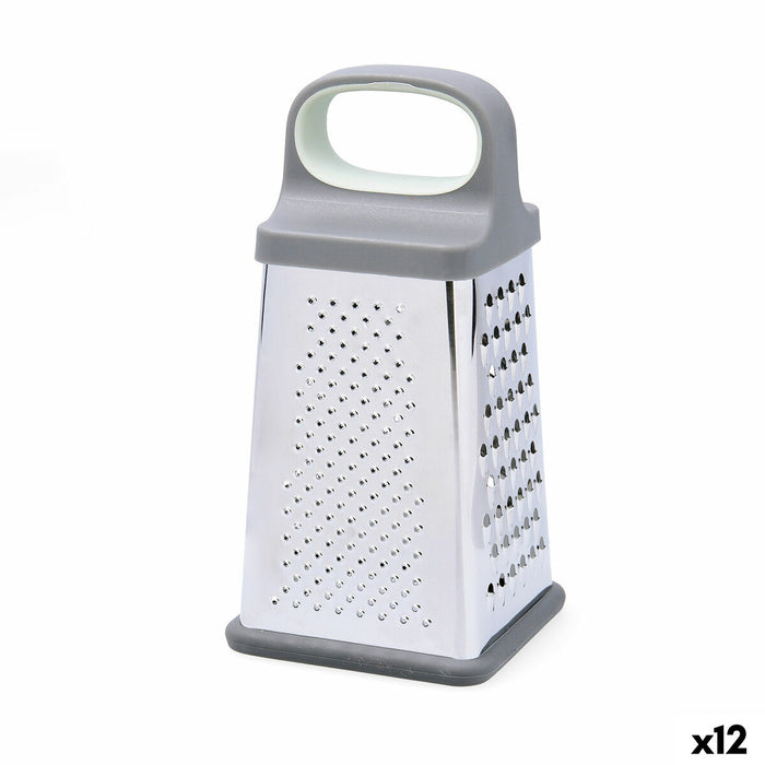Multifunctionele Rasp Quid Ozon Grijs Metaal 22 x 10 x 10 cm (12 Stuks)