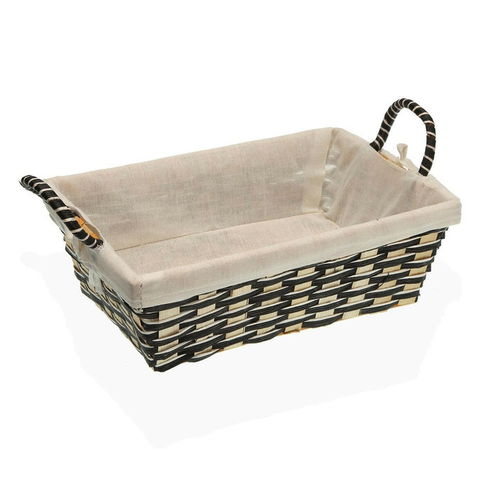 Broodmand Versa Wit Bamboe 19 x 9 x 27 cm