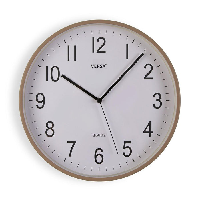 Muurklok Versa Grijs Plastic 40 x 40 x 5,5 cm