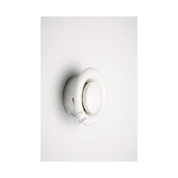 Ventilatierooster Fepre Koppa Inbedbaar Ø 100 mm Wit