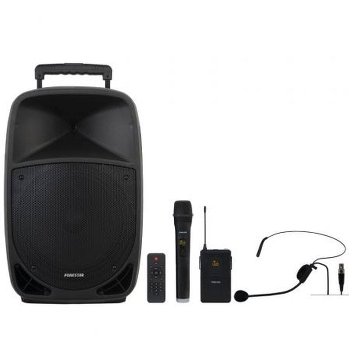 Dankzij de draagbare Bluetooth®-luidsprekers FONESTAR MALIBU-312 Zwart 250 W