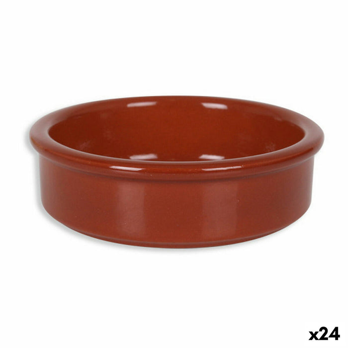 Sauspan Azofra Bruin Aardewerk (24 Stuks)