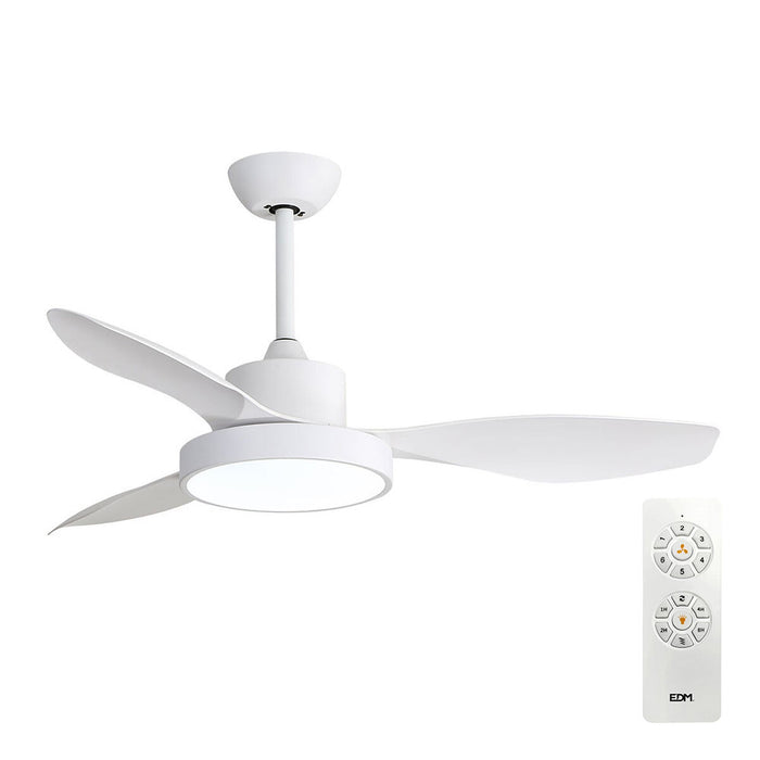 Plafondventilator met licht EDM 33817 Arctic Wit 24 W 38 W 2160 Lm