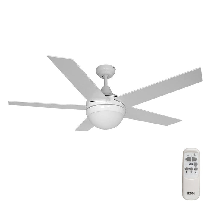 Plafondventilator met licht EDM 33988 Adriatico Wit 60 W