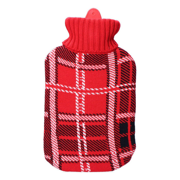 Warmwaterkruik EDM 76773 Rood Schots Wol 2 L Plastic