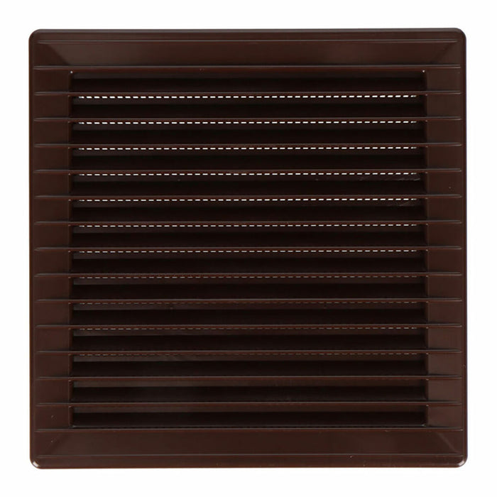 Ventilatierooster EDM 87729 Bruin 14 x 14 cm