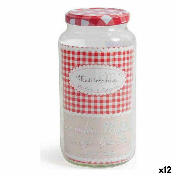 Blik Mediterraneo     Multifunctioneel 935 ml Glas (12 Stuks)