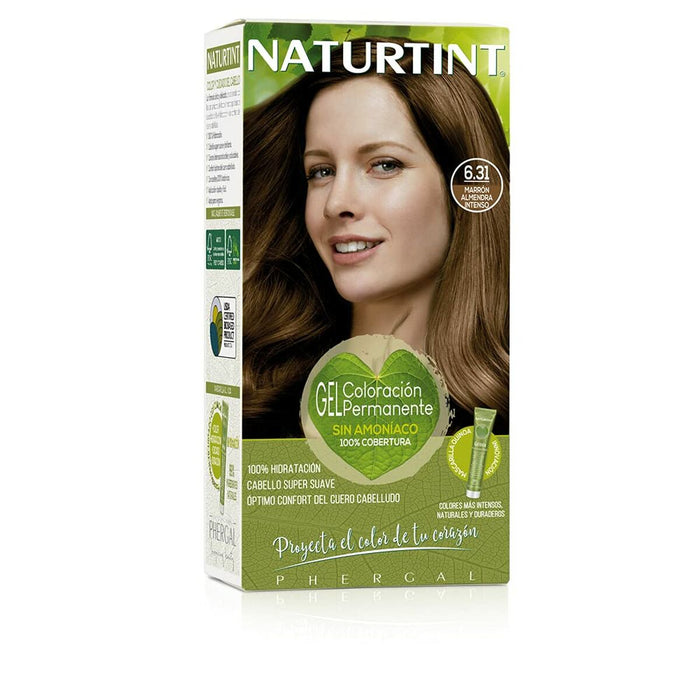 Permanente Kleur Naturtint Naturtint 6.31 marrón almendra intenso Geen ammoniak (170 ml)