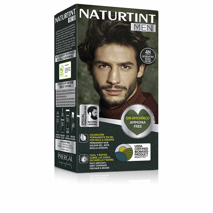 Permanente Kleur Naturtint NATURTINT MEN Nº 4n-Castano Natural