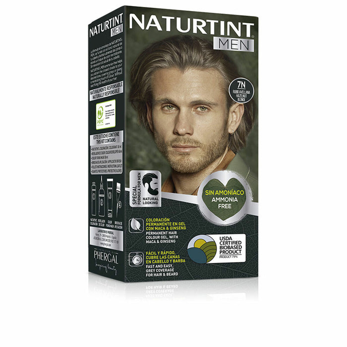 Permanente Kleur Naturtint NATURTINT MEN Nº 7n-Rubio Avellana