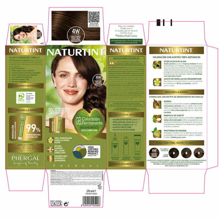 Haarmasker Naturtint NATURTINT COLORACIÓN 170 ml