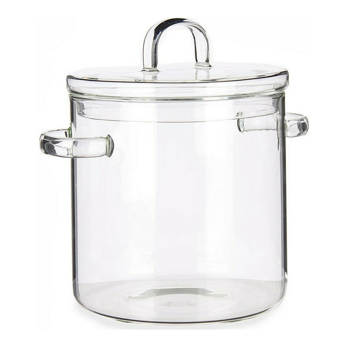 Casserolepan met deksel Vivalto TP-HM05-2200/BHA1 TP-HM05-2200/BHA1 Transparant Borosilicaatglas 15,3 x 19,5 x 21 cm
