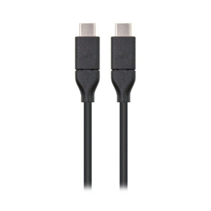 USB-C 3.1 Kabel NANOCABLE 10.01.4101 Zwart (1 m)