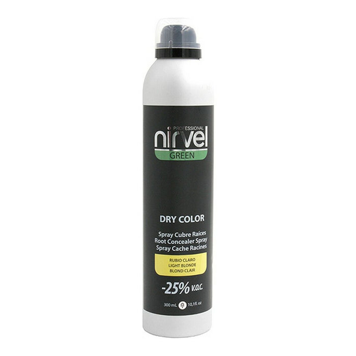 Camouflage spray voor grijs haar Green Dry Color Nirvel NG6640 Lichtblond (300 ml)