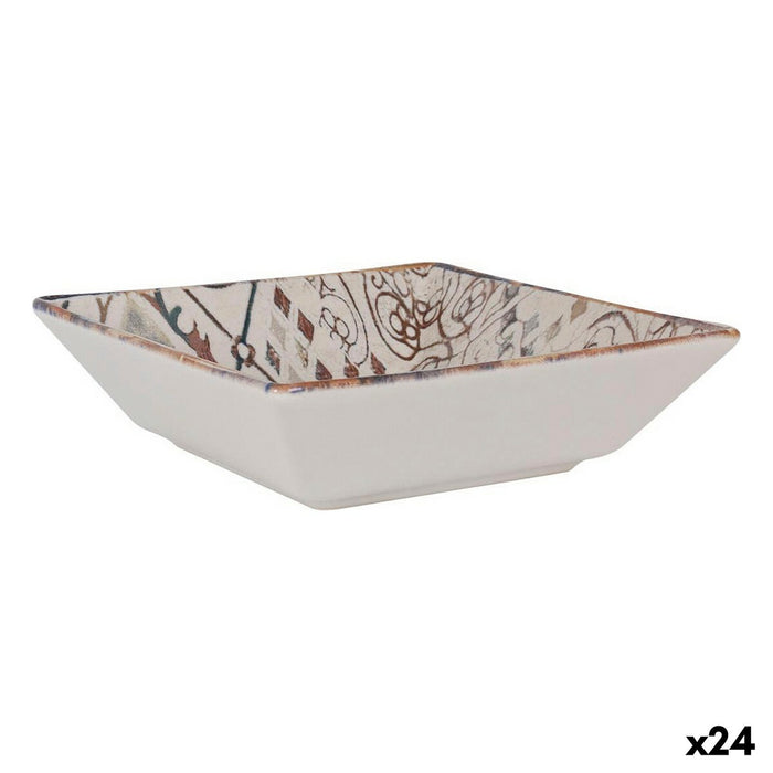 Saladekom La Mediterránea Grecia Porselein 18 x 18 x 5 cm (24 Stuks)