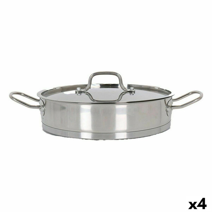 Kookpot met Glazen Deksel Quttin 2,2 L (4 Stuks)