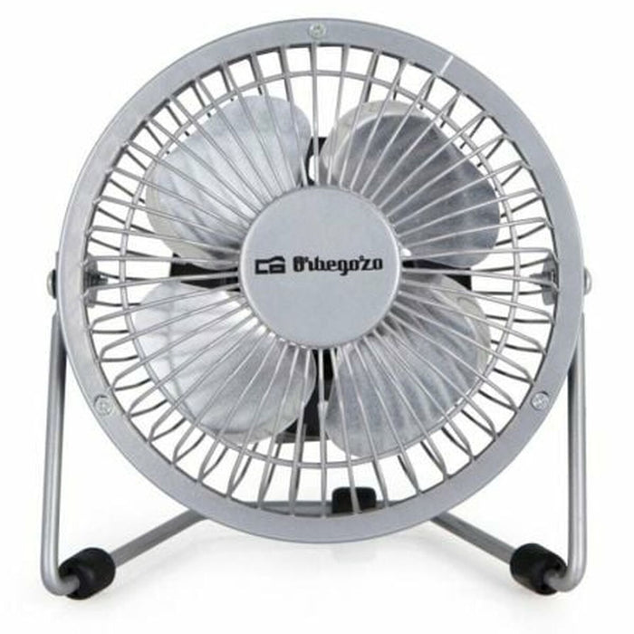 Mini Ventilator met USB voor Computer Orbegozo PW 1025 Grijs
