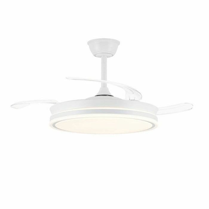 Plafondventilator CristalRecord EVO RETRAC Transparant 72 W