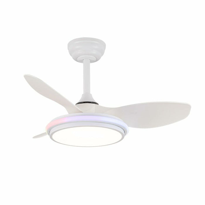 Plafondventilator CristalRecord STEL EVO MINI RGB RETRAC Transparant