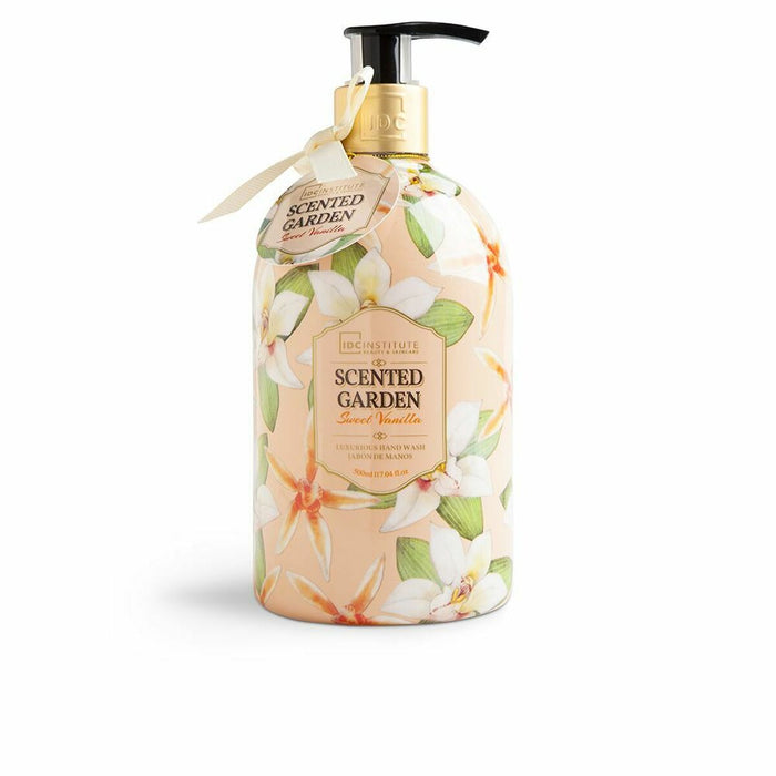 Handzeep met dispenser IDC Institute Scented Garden Sweet Vanilla	 (500 ml)