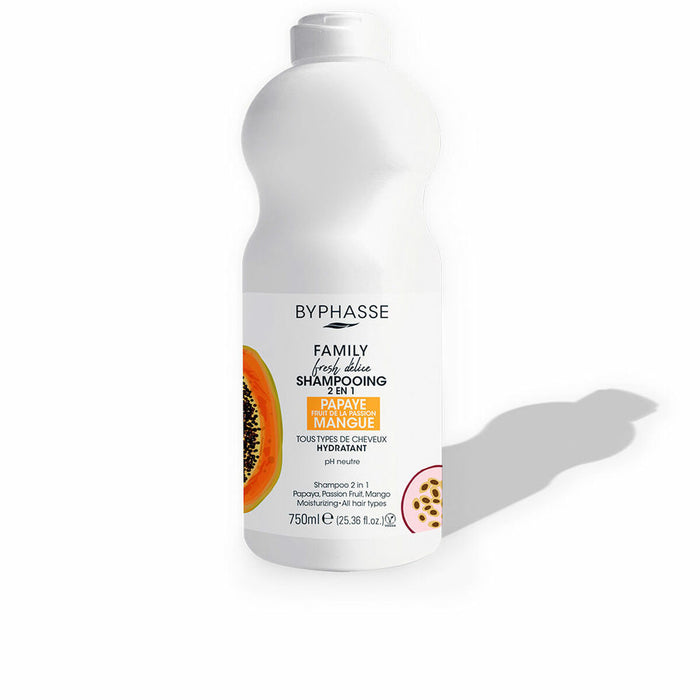 Shampoo en Conditioner Byphasse Family Fresh Delice Passievrucht 750 ml