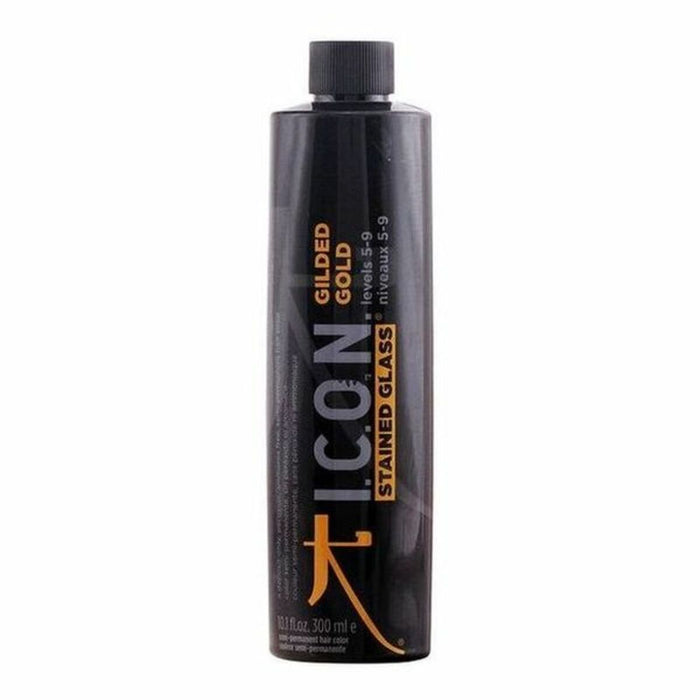 Haarkleur Zonder Ammoniak Stained Glass Gilded Gold I.c.o.n. Stained Glass Gilded Gold (300 ml) Nº 5-9 300 ml