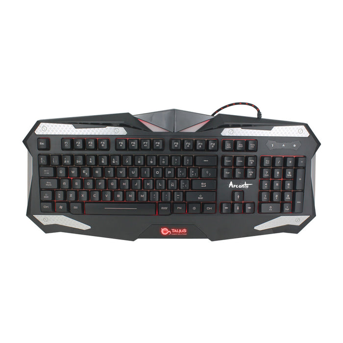 Gaming Keyboard Talius Arconte Zwart Qwerty Spaans