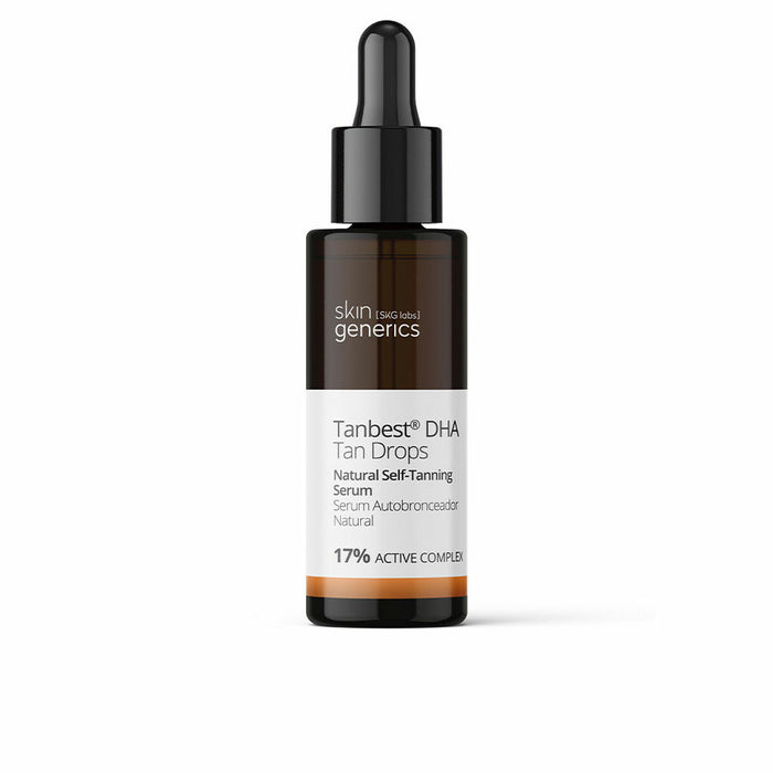 Zelfbruining vor Gezicht Skin Generics Tanbest Dha Tan Drops Serum 30 ml
